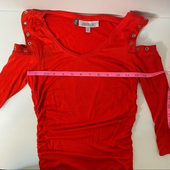 Jlo| XSmall |Studded| super soft Rayon| cold shoulder - Picture 3 of 9